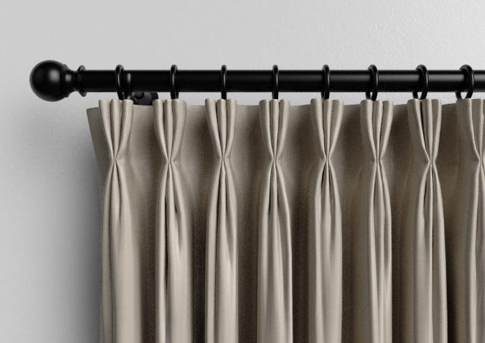 Akoya Faux Silk, Lustre Tarnished Grey - Made to Measure Curtain - Image 11